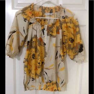 Off shoulder ballon top